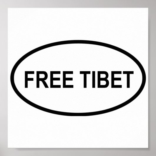 Poster Tibet libre (Devant)