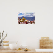 Poster Tibet - Monastère bouddhiste de Ganden (Cuisine)