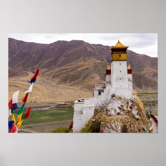 Poster Tibet - Palais Yumbulakhang (Devant)