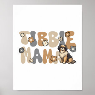 Poster Tibétain espagnol Super Tibbie Mama