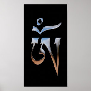 Poster Tibétain OM