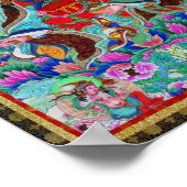 Poster Tibétain Thangka Padmasambhava (Coin)