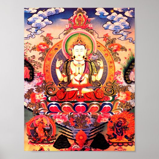 Poster Tibetan Buddhist Art (Devant)