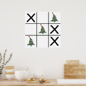 Poster Tic Tac Toe de Noël (Cuisine)