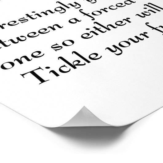 Poster Ticker Ton Os Drôle (Coin)