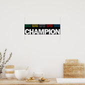 Poster Ticket to Ride Champion (Cuisine)