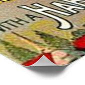 Poster Tickle the Earth - Carte de commerce victorienne (Coin)