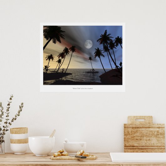 Poster Tide de la lune (Cuisine)