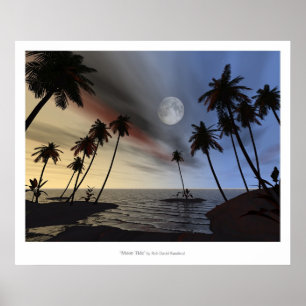 Poster Tide de la lune