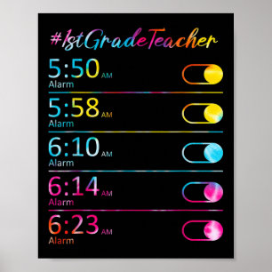 Poster Tie Dye 1ère année Appréciation de l'enseignant Ho