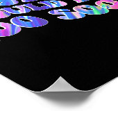 Poster Tie Dye Aucune Histoire Ne Devrait Se Terminer Tro (Coin)