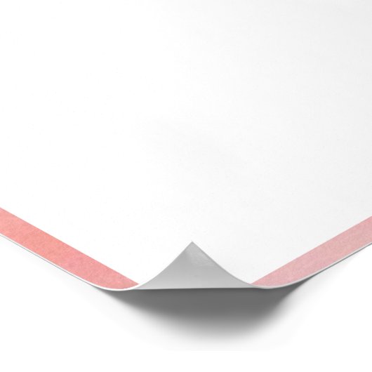 Poster Tie Dye bas mitzva set de table (Coin)