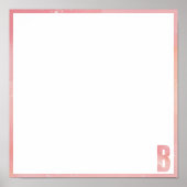 Poster Tie Dye bas mitzva set de table (Devant)