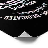 Poster Tie Dye Ressource Professeur Appréciation Pour Fem (Coin)