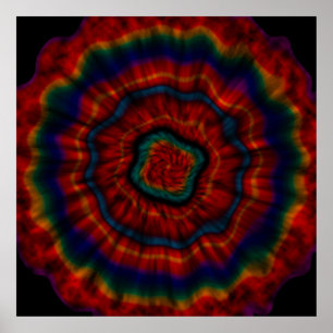 POSTER TIE DYE THROW