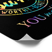 Poster Tie Dye You Kinden Sensibilisation à la santé ment (Coin)