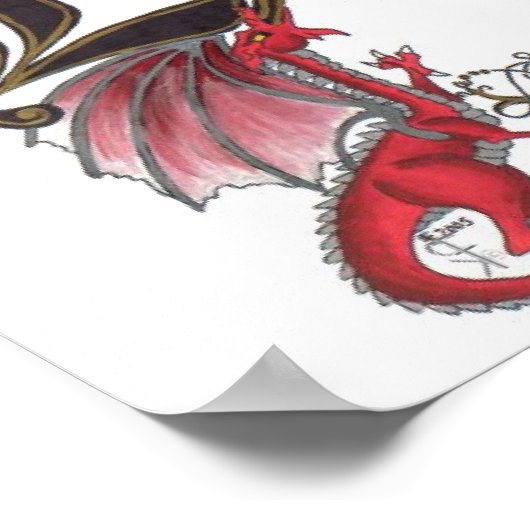 Poster Tiens, Dragons (Coin)