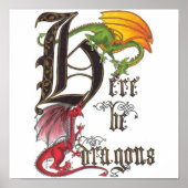 Poster Tiens, Dragons (Devant)