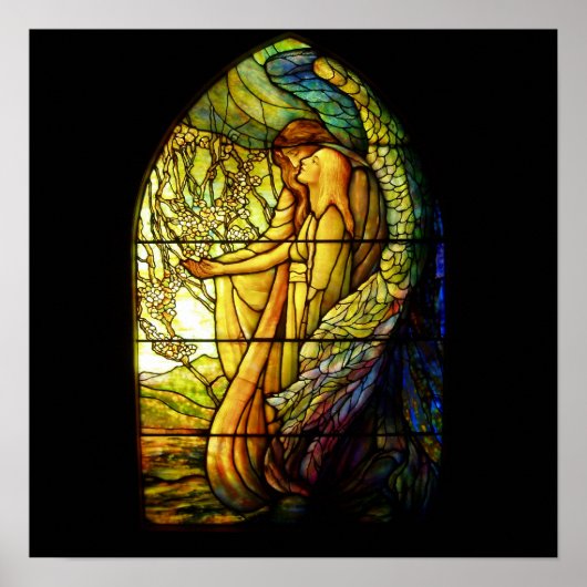 Poster Tiffany Guideal Angel Tige Verre (Devant)