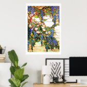 Poster Tiffany Stained Glass Wisteria Print (Bureau à domicile)