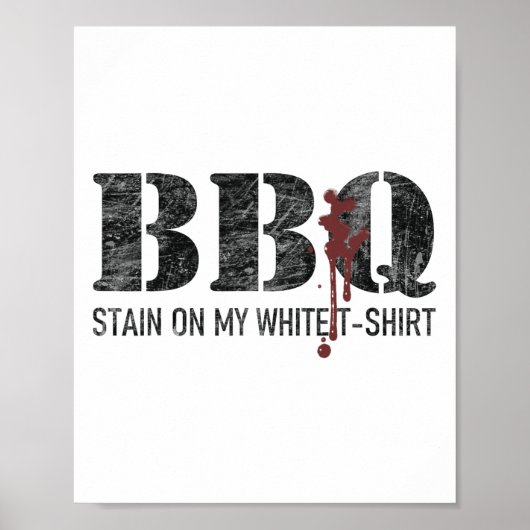 Poster Tige Byrbecue Sur Mon Blanc 2 (Devant)