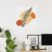 Poster Tige Verte Boho (Bureau à domicile)