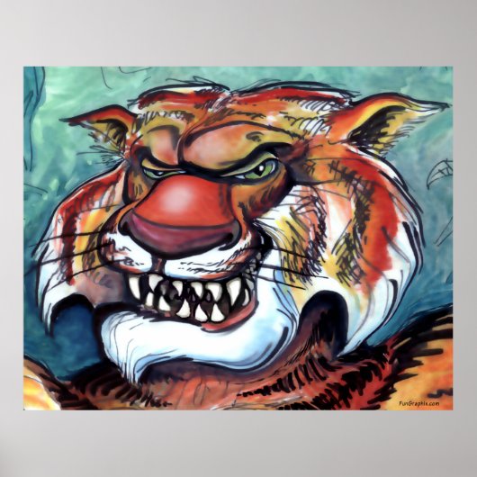 Poster Tiger (Voorkant)