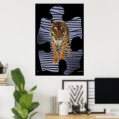 Poster Tiger (Thuiskantoor)