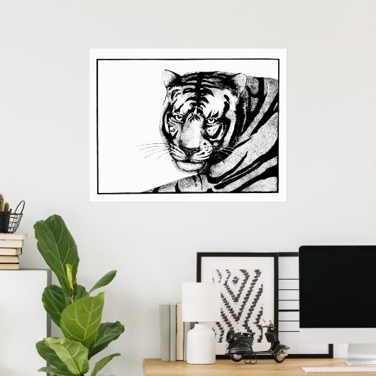 Poster Tiger (Bureau à domicile)