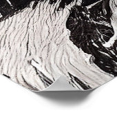 Poster Tiger Animal Wild Nature Illustration Line Epic (Coin)