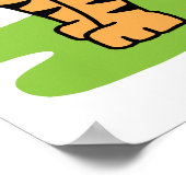 Poster Tiger Art (Coin)