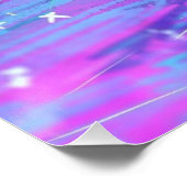 POSTER TIGER AVEC COULEURS CLAIRES (Coin)