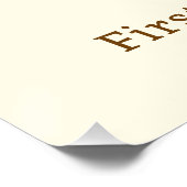 Poster Tiger Bienvenue fête d'anniversaire (Coin)