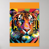 Poster Tiger Colorblast (Devant)