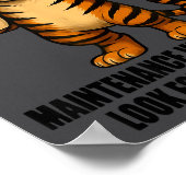Poster Tiger Farted At Work Today Maintenance Was Called (Coin)