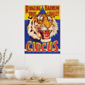 Poster TIGER Growl Cirque Sonnerie Bros Circus Anima (Cuisine)
