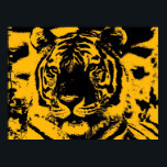 Poster Tiger Imprimer - Pop Art Style Tigers Poste<br><div class="desc">Visage des affiches de tigres de Sibérie Imprimantes - Courage motivationnel / Confiance Pop Art Tigers - Tigre Tigre Tête / Portrait Digital Animal Artwork - Tiger Eyes Pop Art Image - Tiger Tiger - Tiger Portrait - Wild Tigers - Big Cats Digital Images</div>