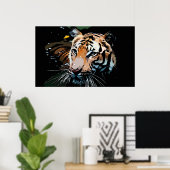 Poster Tiger Imprimer - Posters Pop Art (Bureau à domicile)