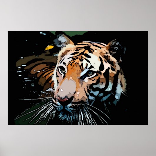 Poster Tiger Imprimer - Posters Pop Art (Devant)