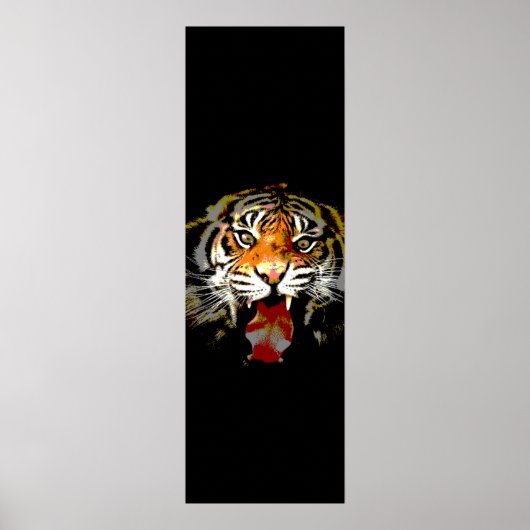Poster Tiger Imprimer - Posters style Pop Art (Devant)