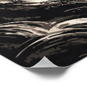 Poster Tiger In Red Moon - Japanese Anime Art (Coin)