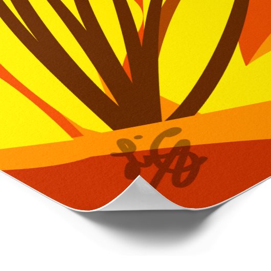 Poster Tiger Lily Art (Coin)