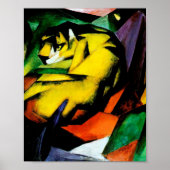 Poster Tiger par Franz Marc (Devant)