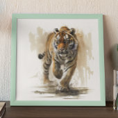 Poster Tiger peinture Abstraite moderne