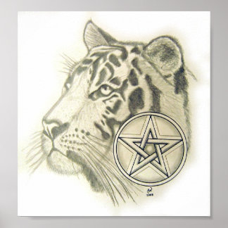 Poster Tiger Pentacle