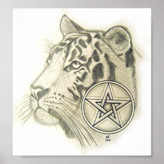 Poster Tiger Pentacle (Devant)