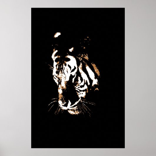 Poster Tiger Pop Art (Devant)