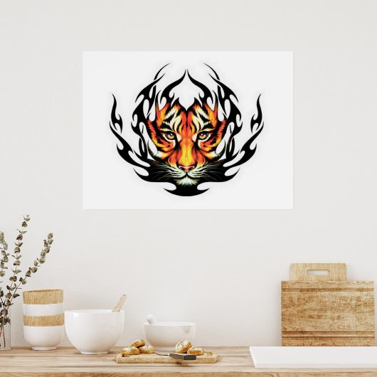 Poster Tiger Tattoo (Cuisine)
