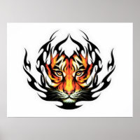 Poster Tiger Tattoo