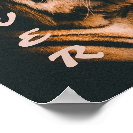 Poster Tiger - Tiger - Tiger Motivation (Coin)